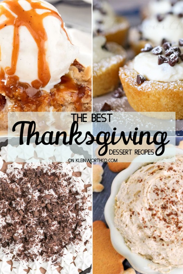 Best Thanksgiving Dessert Recipes