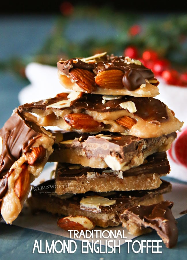 Traditional Almond English Toffee