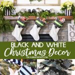 Black and White Christmas Decor