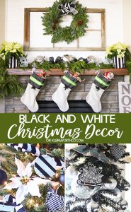 Black and White Christmas Decor - Kleinworth & Co