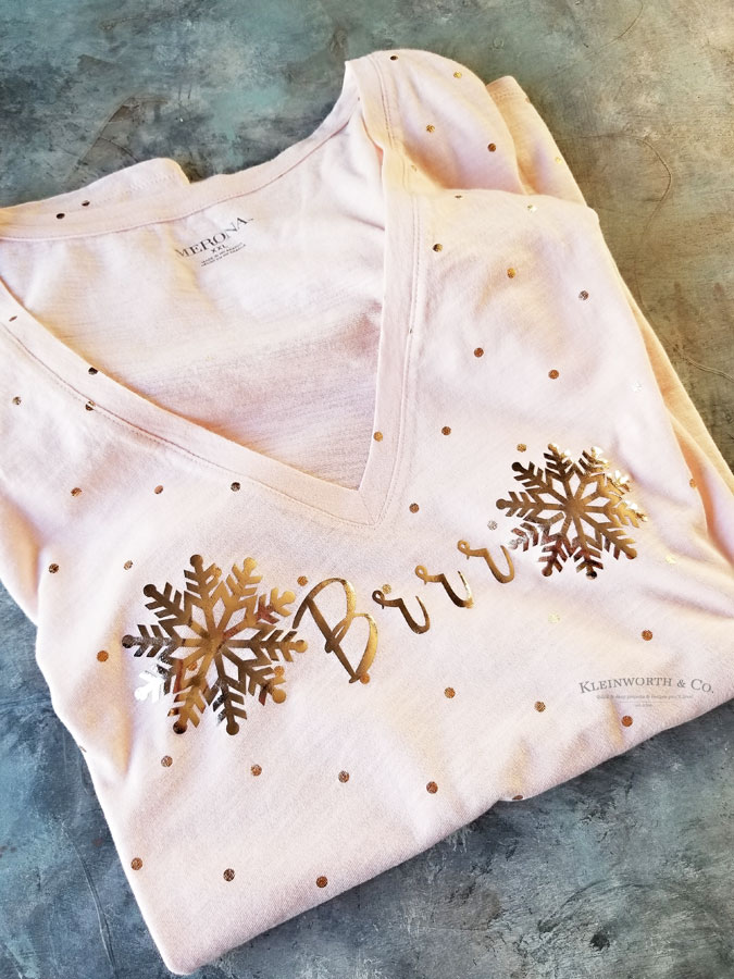 Fun winter project with Cricut