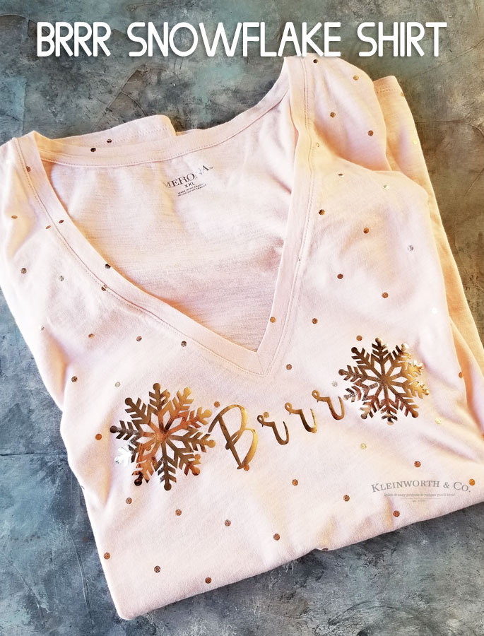 Brrr Snowflake Winter Shirt