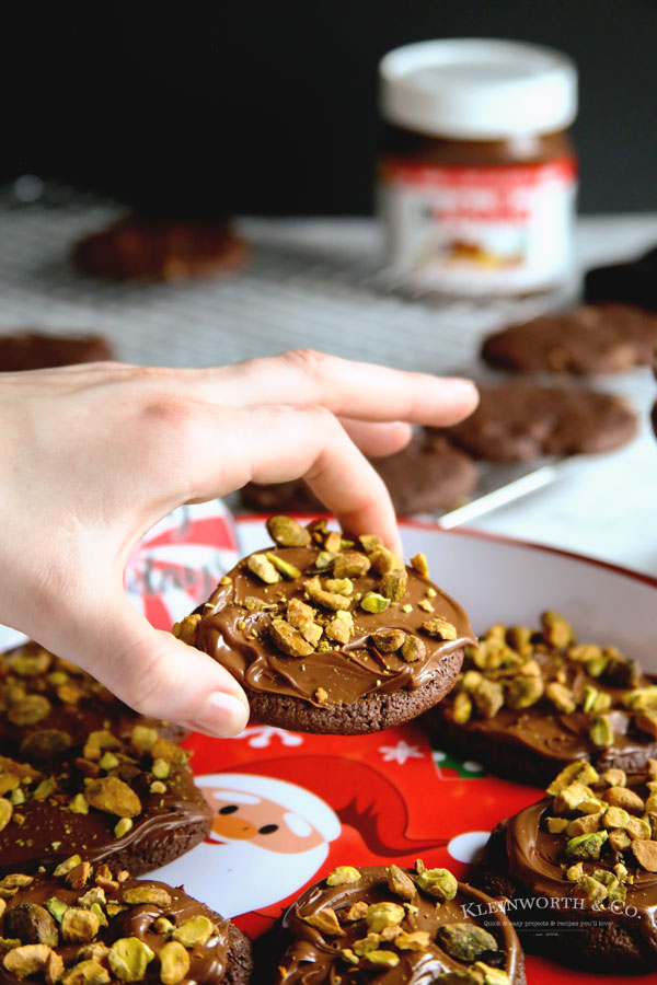Chocolate Holiday Cookies with Nutella