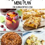 Christmas Brunch Menu Plan