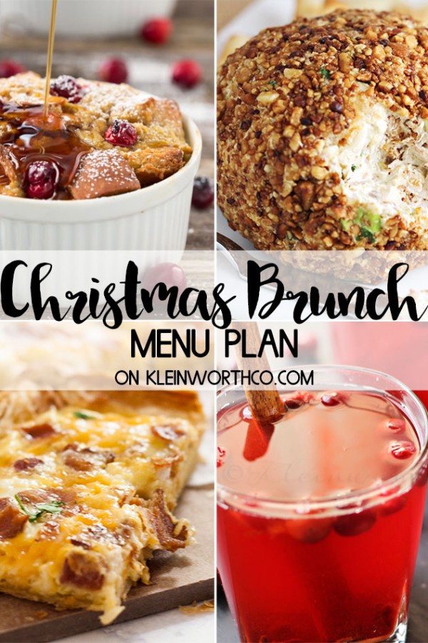 Christmas Brunch Menu Plan