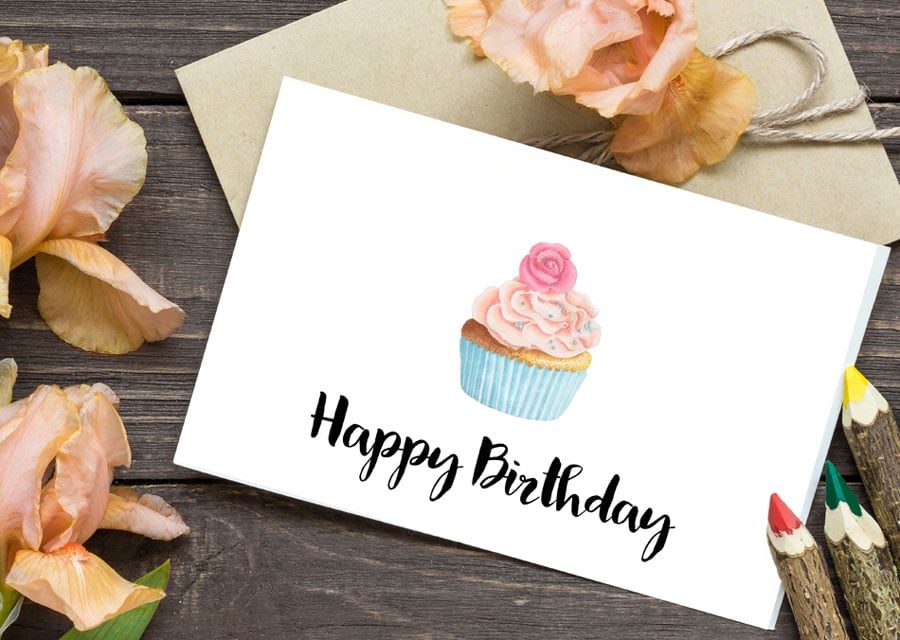 Cupcake Birthday Cards