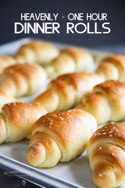 Heavenly One Hour Dinner Rolls