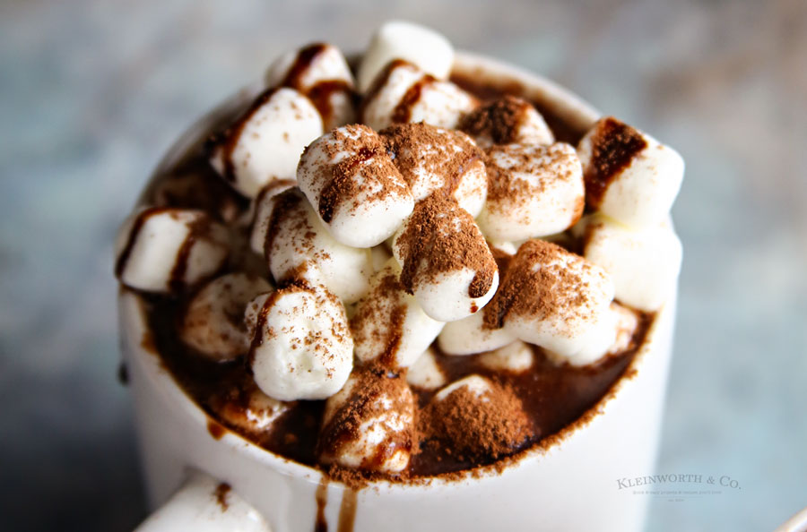 Peanut Butter Cup Slow Cooker Hot Chocolate recipe