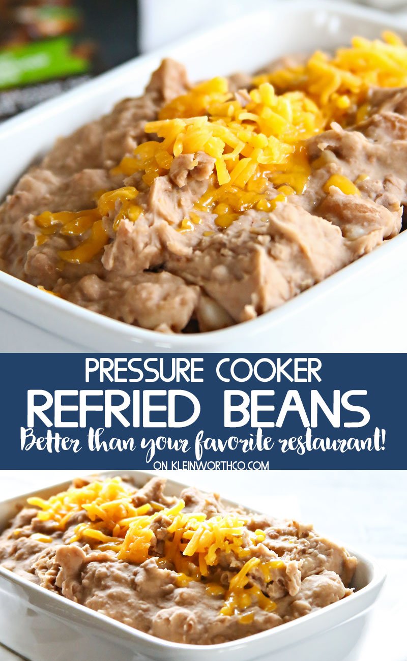 Pressure Cooker Refried Beans recipe