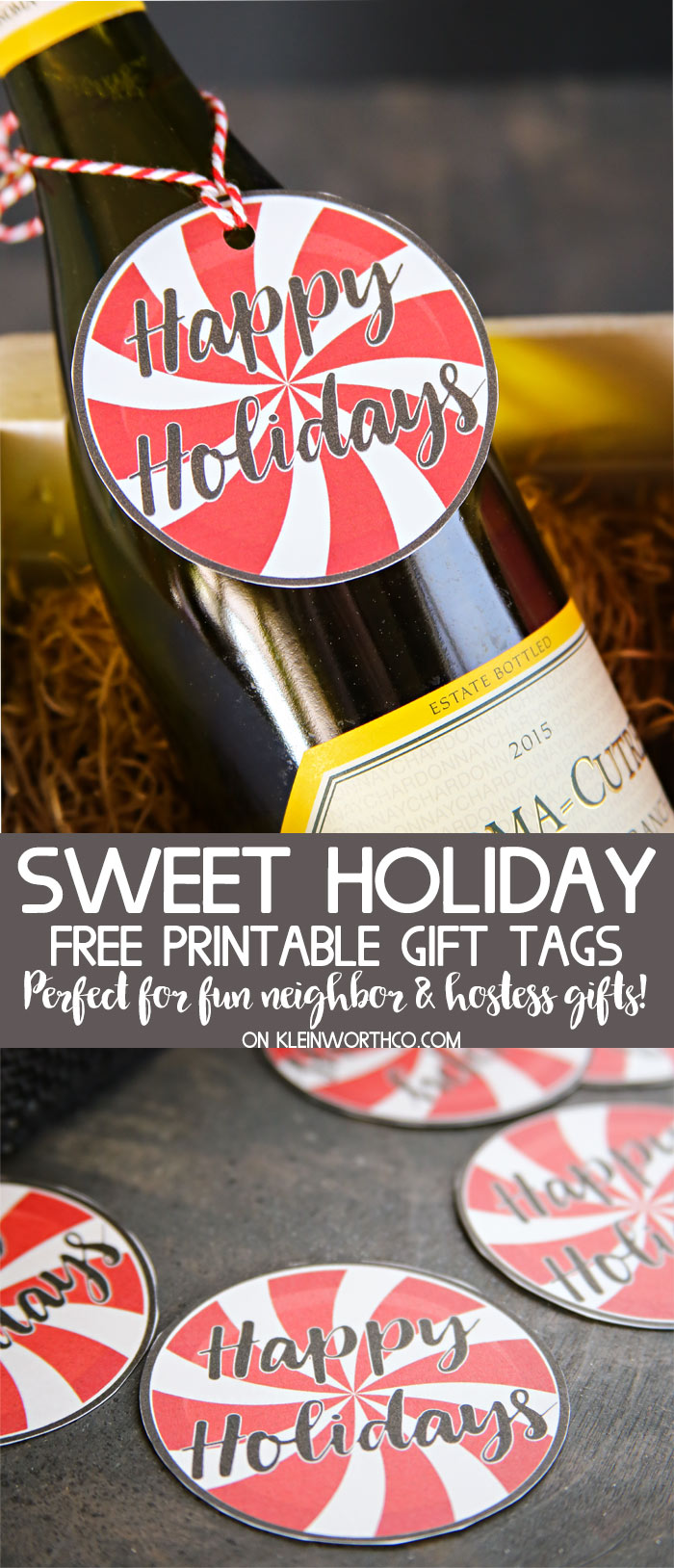 Sweet Holiday Gift Tags Free Printable