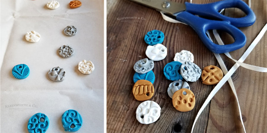 Christmas Clay Wine Charms