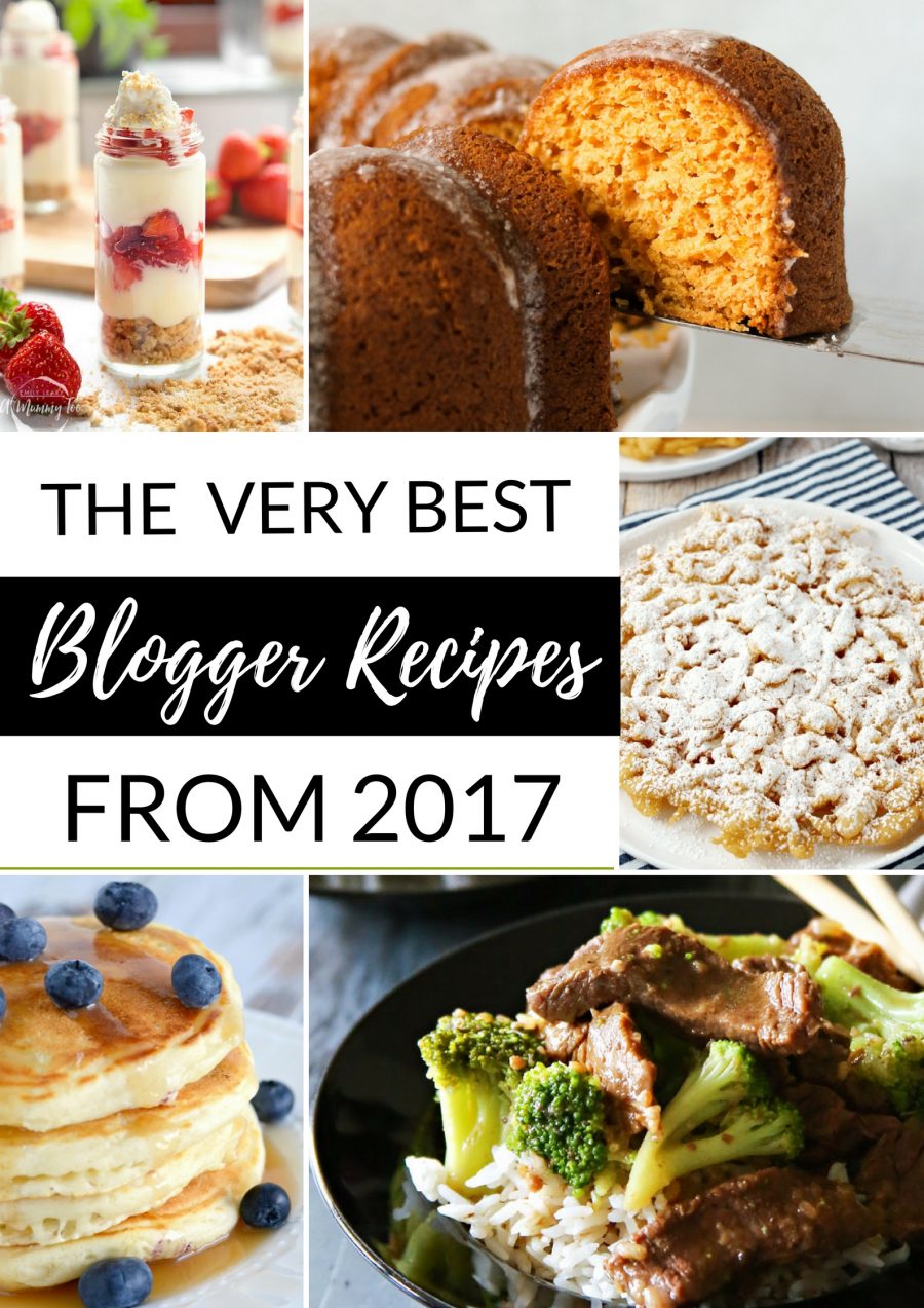 Absolute BEST Blogger Recipes from 2017