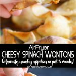 Cheesy Spinach Wontons - In Just 15 Minutes