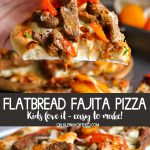 Easy Mini Pepper Flatbread Fajita Pizza