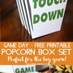 Game Day Popcorn Box Set