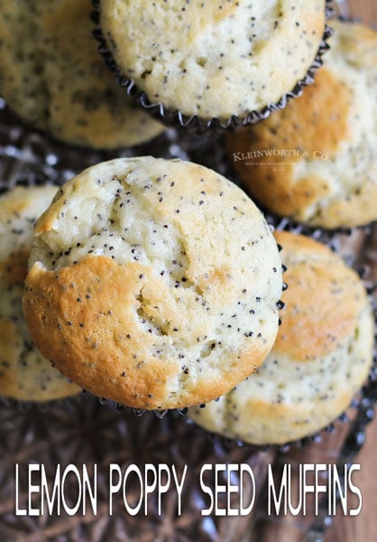 Lemon Poppy Seed Muffins