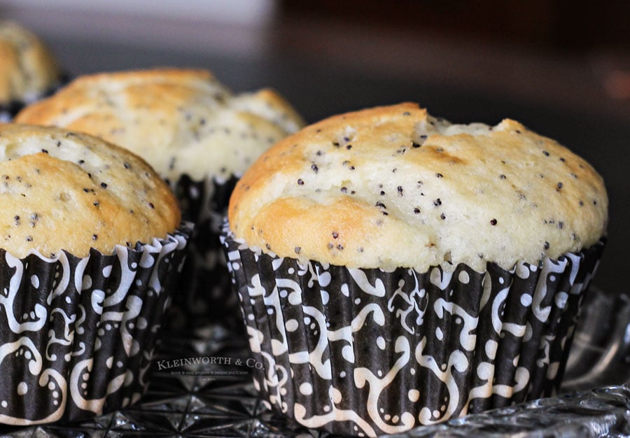 Lemon Poppy Seed Muffins recipe