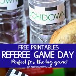 Referee Game Day Party Printables