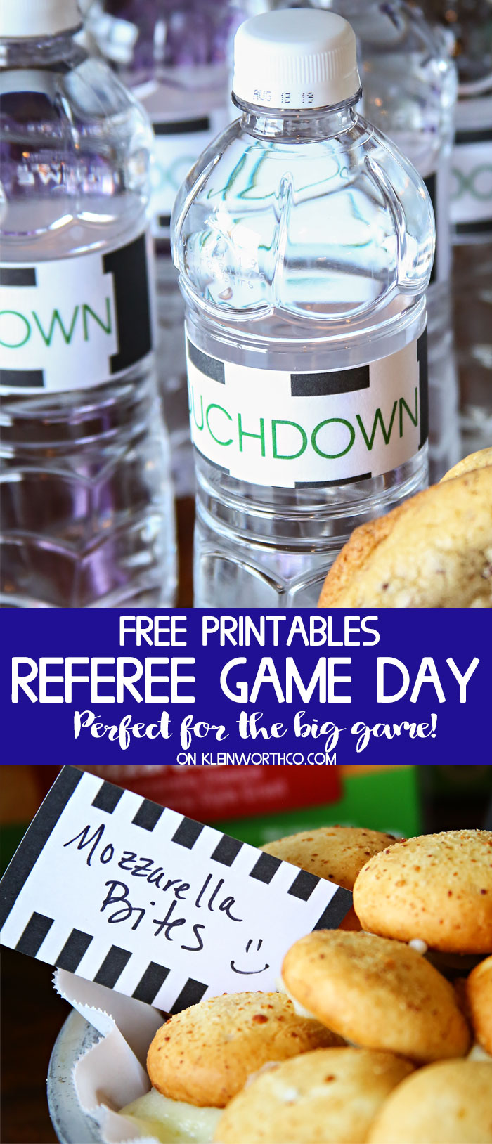 Referee Game Day Party Printables