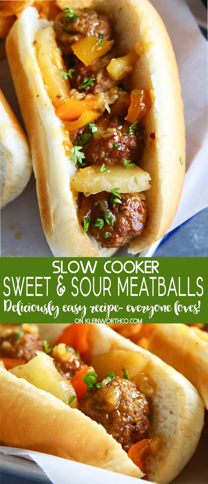 Slow Cooker Sweet and Sour Meatballs