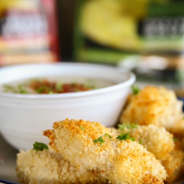 Crispy Chicken Tenders & Potato Soup Taste of the Frontier