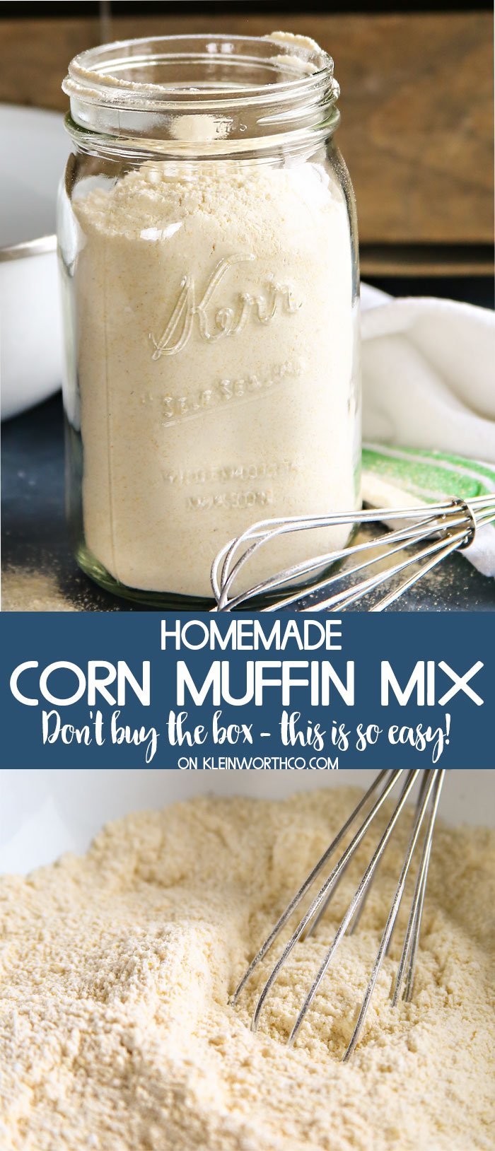 Homemade Corn Muffin Mix