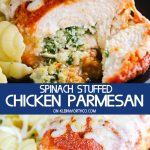 Spinach Stuffed Chicken Parmesan