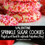Valentine Sprinkle Sugar Cookies