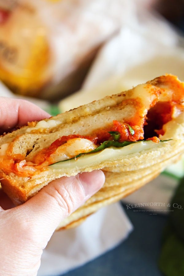 Chicken Parmesan Grilled Cheese Sandwich