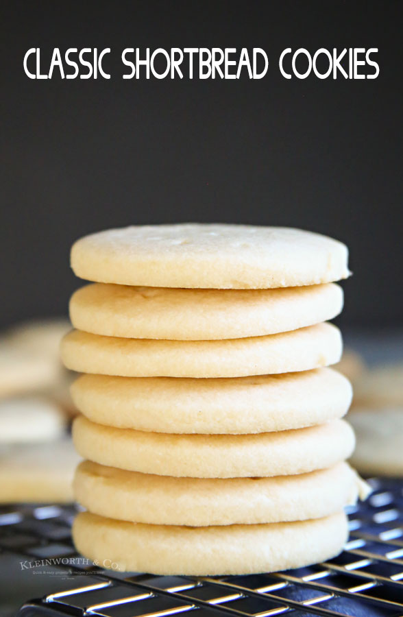 Classic Shortbread Cookies