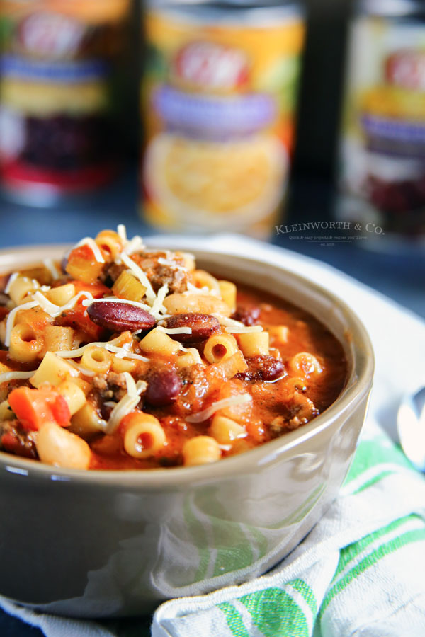 recipe for Pasta e Fagioli Soup