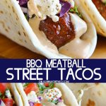 BBQ Meatball Street Tacos