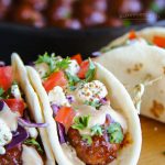 BBQ Meatball Street Tacos recipe