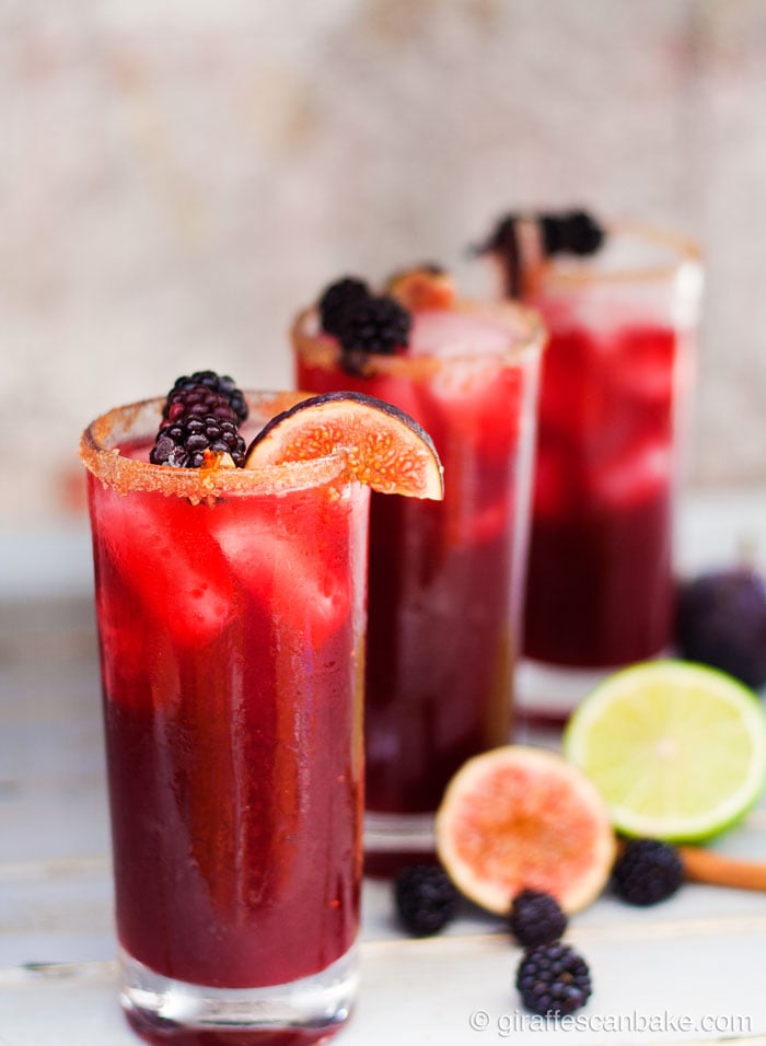 Blackberry, Cinnamon and Fig Margarita