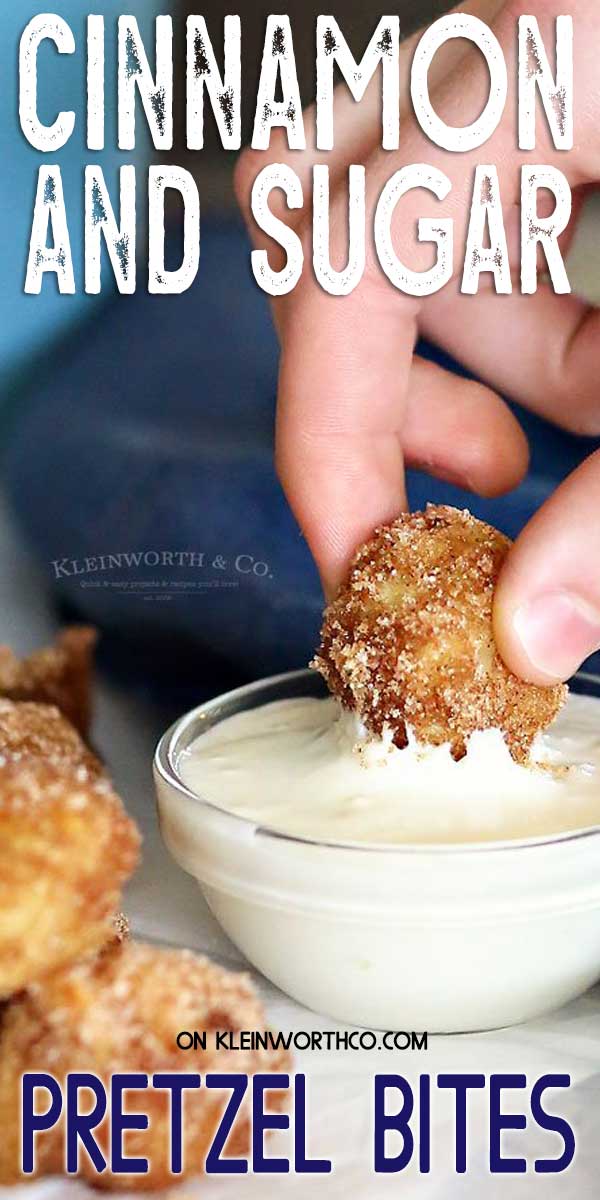 Cinnamon & Sugar Pretzel Bites