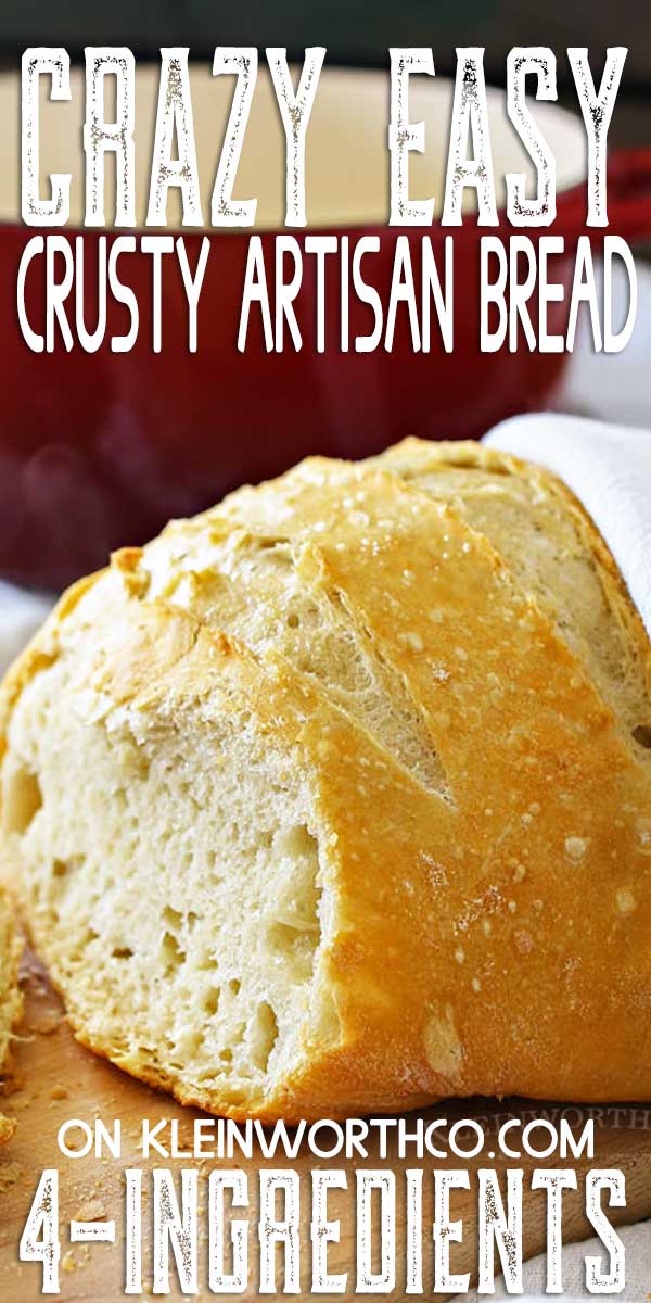 Incredibly Easy Crusty Artisan Bread - Taste of the Frontier