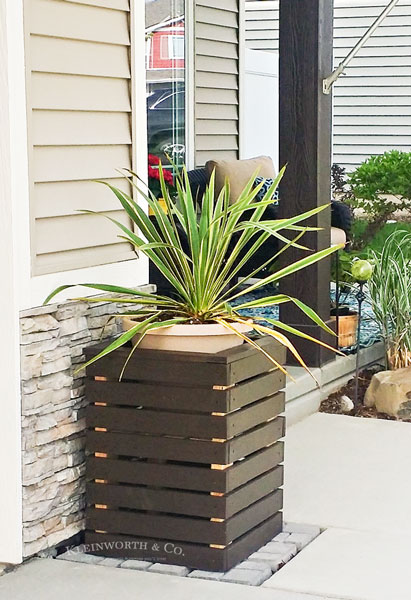 DIY Modern Planter Boxes