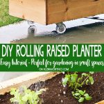 DIY Rolling Planter Box