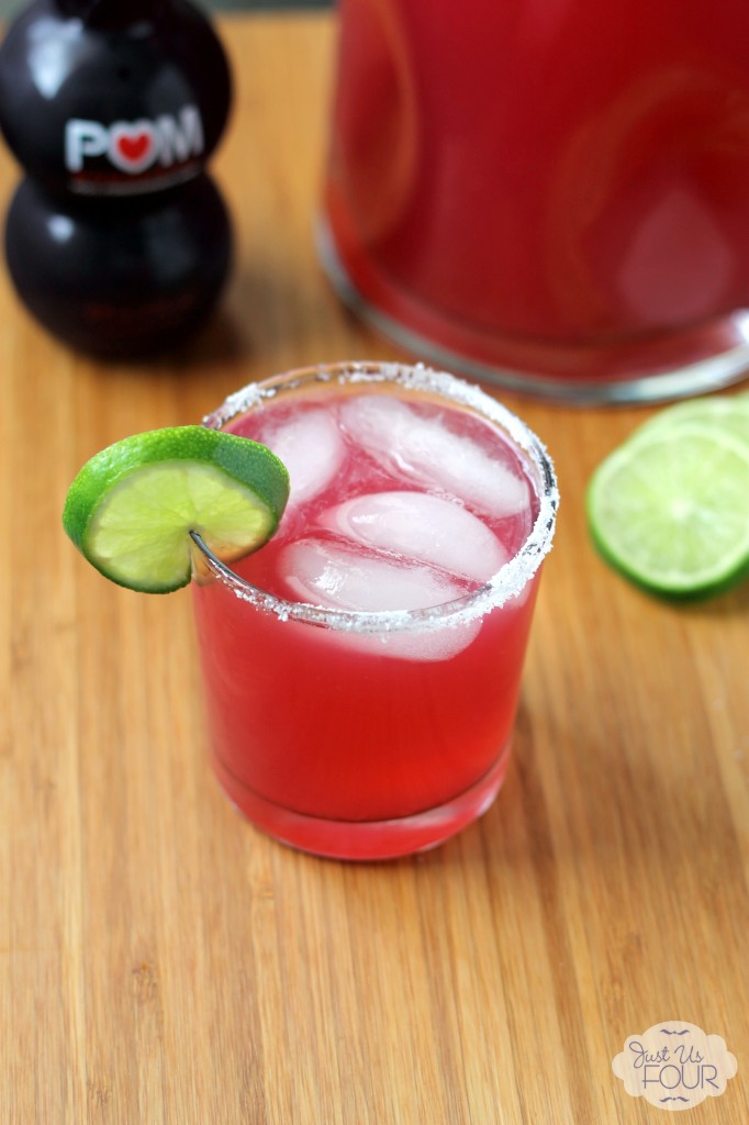 Three Ingredient Pomegranate Margarita