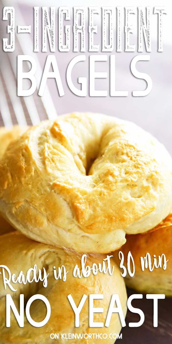 3-Ingredient Homemade Bagels
