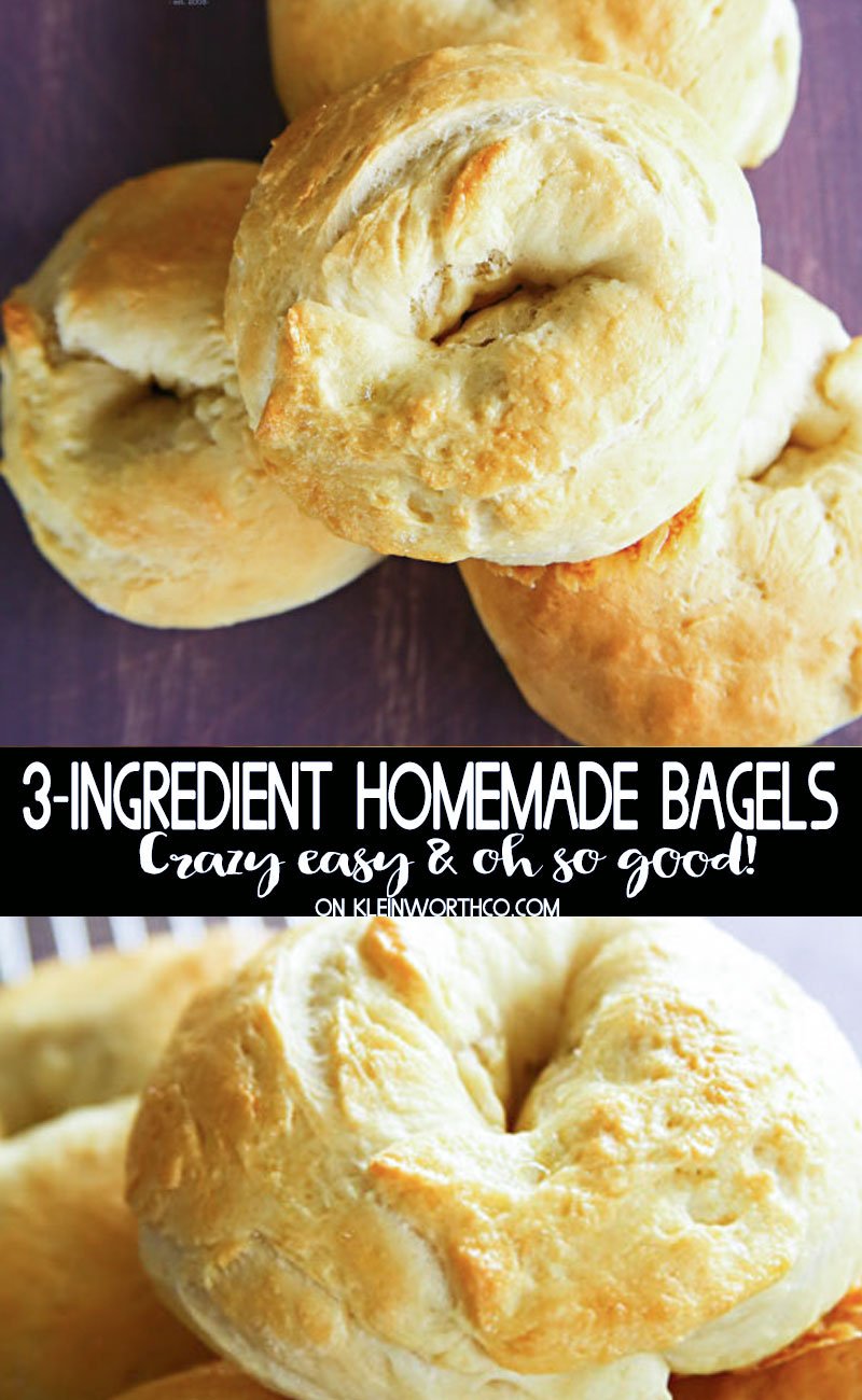 3-Ingredient Homemade Bagels