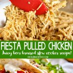 Beer Braised Fiesta Pulled Chicken