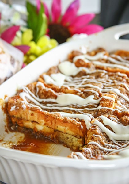 Cinnamon Roll French Toast Bake