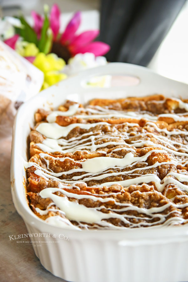 Cinnamon Roll French Toast Bake recipe