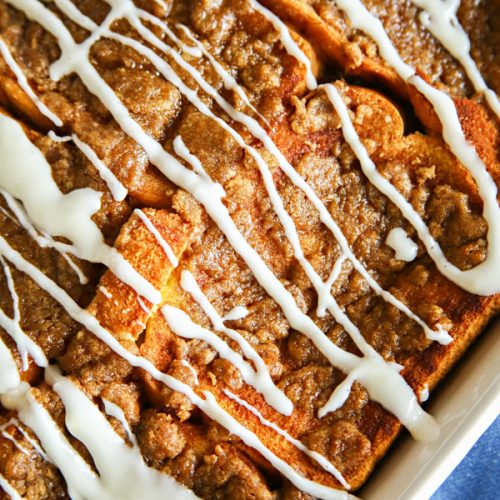 Cinnamon Roll French Toast Bake Taste of the Frontier