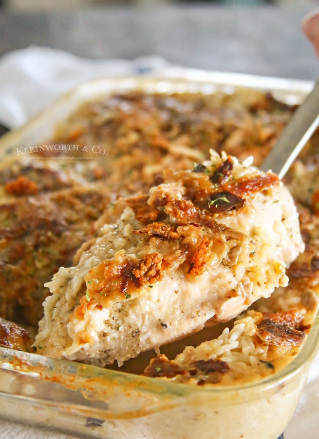 Chicken Recipe - Creamy Mushroom Chicken Bake