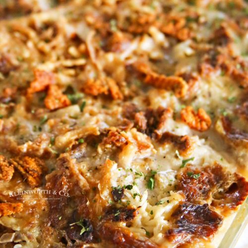 Creamy Mushroom Chicken Bake - Yummi Haus