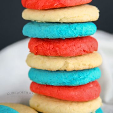 red white and blue cookies