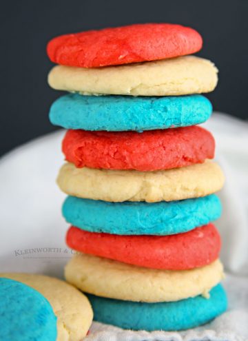 red white and blue cookies