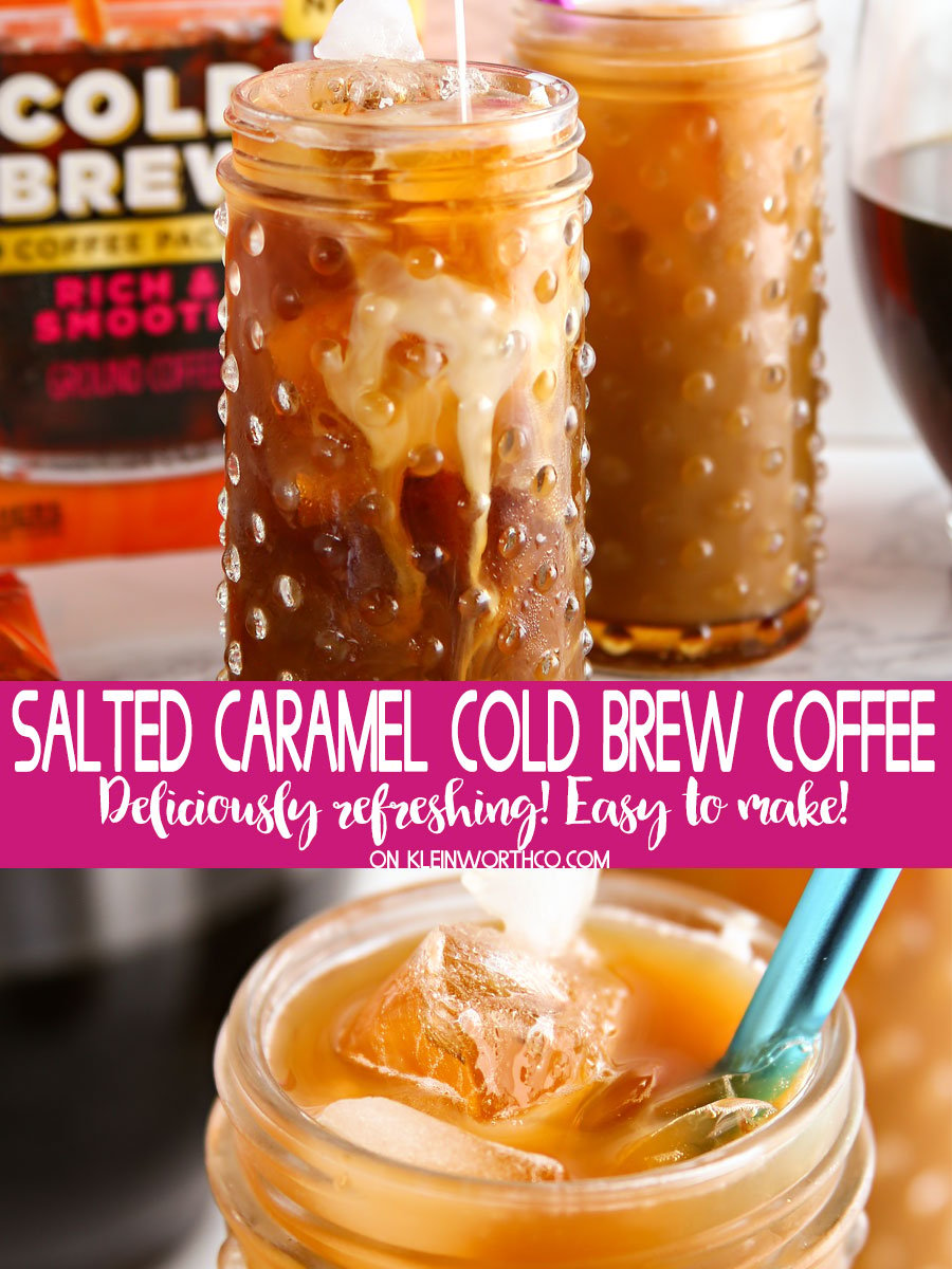 Salted Caramel Cold Brew Coffee